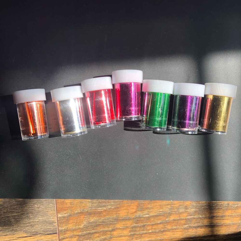 Chrome nail foils